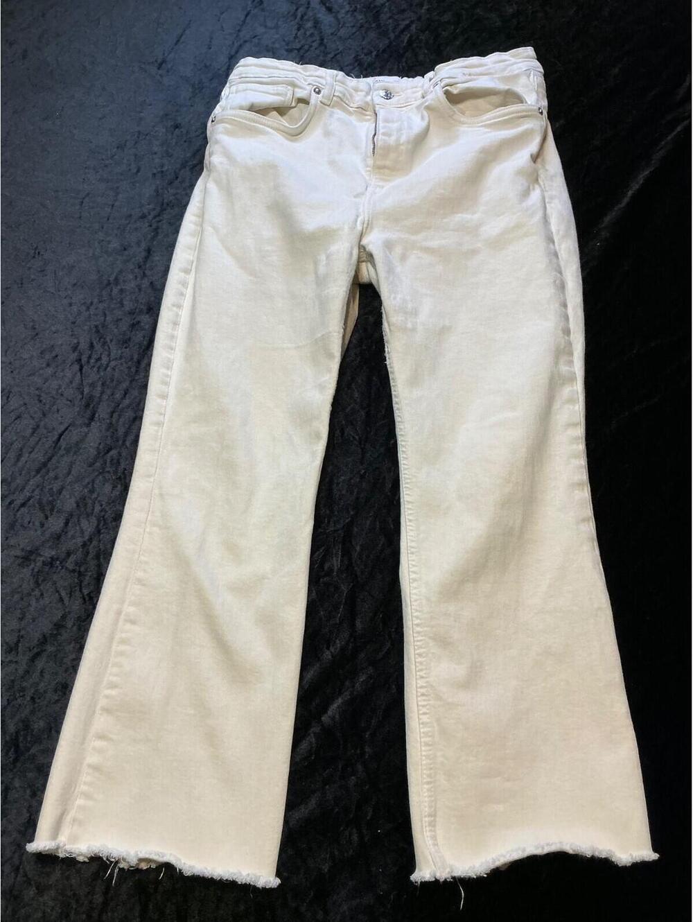 Zara The Marine Jeans Womens White 14 - Picture 1 of 3